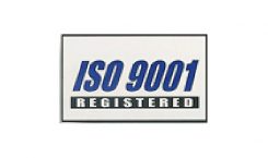 White ISO 9001 Flag made of Nylon