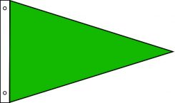 Nylon Solid Color Pennants