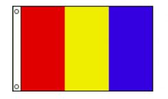 Nylon Vertical 3-Stripe Flags