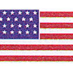 United States Historical Flag Union Civil War- 34 Star