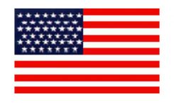 United States Historical Evolution of Old Glory Flag 45 Stars