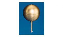 Gold Anodized Aluminum Ball Top Ornaments