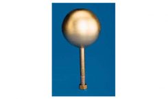 Gold Leaf Copper Ball Top Flagpole Ornaments