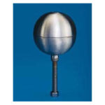 Stainless Steel Ball Top Ornaments with Satin Finish
