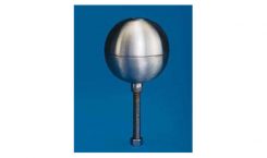 Stainless Steel Ball Top Ornaments with Satin Finish