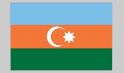 Flag of Azerbaijan (Nylon)