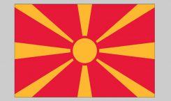 Flag of Macedonia (Nylon)