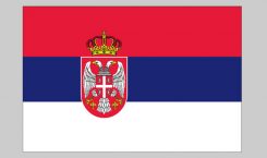Flag of Serbia (seal) (Nylon)