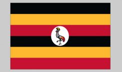 Flag of Uganda (Nylon)